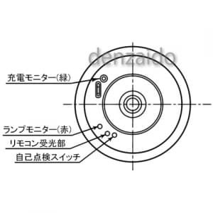 パナソニック 【生産完了品】非常用照明器具 天井埋込型 高天井用 リモコン自己点検機能付 埋込穴φ100 非常灯用ハロゲン電球30W 非常用照明器具 天井埋込型 高天井用 リモコン自己点検機能付 埋込穴φ100 非常灯用ハロゲン電球30W LB93607 画像2