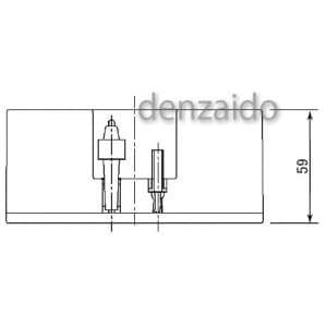 パナソニック 【生産完了品】誘導灯・非常灯用交換電池 9.6V 2000mAh 誘導灯・非常灯用交換電池 9.6V 2000mAh FK375 画像2