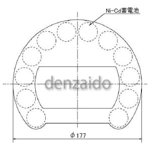 パナソニック 【生産完了品】誘導灯・非常灯用交換電池 14.4V 2500mAh 誘導灯・非常灯用交換電池 14.4V 2500mAh FK605 画像2