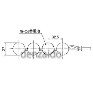 パナソニック 【生産完了品】誘導灯・非常灯用交換電池 4.8V 2000mAh 誘導灯・非常灯用交換電池 4.8V 2000mAh FK677 画像3