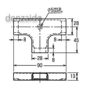 外山電気 【限定特価】ティー A型 ホワイト 《メタルモール付属品》 ティー A型 ホワイト 《メタルモール付属品》 M130 画像2