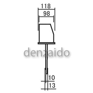 パナソニック 【生産完了品】LED誘導灯 天井埋込型 B級・BH形(20A形) 片面型 自己点検機能付 長時間定格型(60分間) 《コンパクトスクエア》 LED誘導灯 天井埋込型 B級・BH形(20A形) 片面型 自己点検機能付 長時間定格型(60分間) 《コンパクトスクエア》 FA40356LE1 画像5