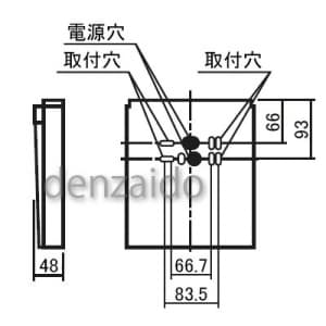 パナソニック 【生産完了品】LED誘導灯 壁・天井直付・吊下型 B級・BH形(20A形) 片面型 電源別置型 《コンパクトスクエア》 LED誘導灯 壁・天井直付・吊下型 B級・BH形(20A形) 片面型 電源別置型 《コンパクトスクエア》 FA40318LE1 画像5