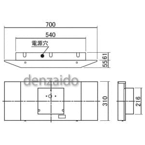 パナソニック 【生産完了品】誘導灯リニューアルプレート 壁埋込型 B級・BH形(20A形)/B級・BL形(20B形)用 従来形タイプ 誘導灯リニューアルプレート 壁埋込型 B級・BH形(20A形)/B級・BL形(20B形)用 従来形タイプ FK21724 画像3