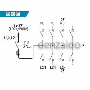 パナソニック スタンダード住宅分電盤 リミッタースペースなし 出力電気方式単相3線 露出・半埋込両用形 回路数6+回路スペース2 60A 《コスモパネル コンパクト21》 スタンダード住宅分電盤 リミッタースペースなし 出力電気方式単相3線 露出・半埋込両用形 回路数6+回路スペース2 60A 《コスモパネル コンパクト21》 BQR8662 画像2