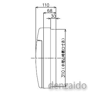 パナソニック 【生産完了品】ガス発電/燃料電池リニューアルボックス 引込開閉器用スペースなし BQCタイプ H325×W150×D110 ガス発電/燃料電池リニューアルボックス 引込開閉器用スペースなし BQCタイプ H325×W150×D110 BQC325G 画像4