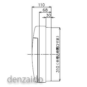 パナソニック 【生産完了品】ガス発電/燃料電池リニューアルボックス 引込開閉器用スペース付 BQCタイプ H325×W314×D110 ガス発電/燃料電池リニューアルボックス 引込開閉器用スペース付 BQCタイプ H325×W314×D110 BQC325WG 画像4