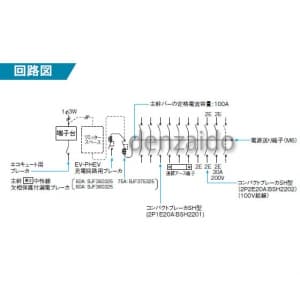 パナソニック 【生産完了品】EV・PHEV充電回路・エコキュート・IH対応住宅分電盤 リミッタースペース付 出力電気方式単相3線 露出・半埋込両用形 回路数18+回路スペース2 50A 《コスモパネルコンパクト21》 EV・PHEV充電回路・エコキュート・IH対応住宅分電盤 リミッタースペース付 出力電気方式単相3線 露出・半埋込両用形 回路数18+回路スペース2 50A 《コスモパネルコンパクト21》 BQE35182T2EV 画像3