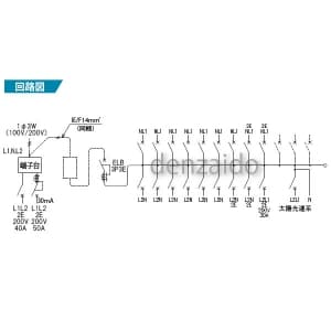 パナソニック 【生産完了品】太陽光発電システム・蓄熱暖房器・電気温水器・IH対応住宅分電盤 出力電気方式単相2線200V用 露出・半埋込両用形 回路数18+回路スペース3 50A 《コスモパネルコンパクト21》 太陽光発電システム・蓄熱暖房器・電気温水器・IH対応住宅分電盤 出力電気方式単相2線200V用 露出・半埋込両用形 回路数18+回路スペース3 50A 《コスモパネルコンパクト21》 BQE35183S45 画像2