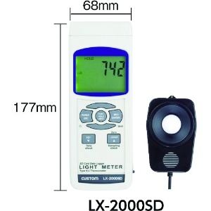 カスタム 【生産完了品】データロガー照度計 データロガー照度計 LX-2000SD