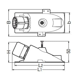 未来工業 エンドカバー コンパクトタイプ Gタイプ CD管φ16用 コネクタネジサイズ 呼び16用(G1/2) エンドカバー コンパクトタイプ Gタイプ CD管Φ16用 コネクタネジサイズ 呼び16用(G1/2) CDEC-16GS 画像3