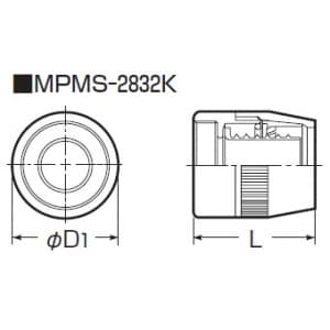 未来工業 MSジョイントコネクタ マシンフレキサイズ28 MSコネクタサイズ32 MSジョイントコネクタ マシンフレキサイズ28 MSコネクタサイズ32 MPMS-2832K 画像3