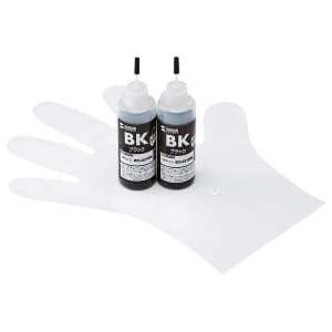 サンワサプライ 【生産完了品】詰め替えインク キヤノン専用 BCI-321BK用 ブラック 120ml INK-C321B120