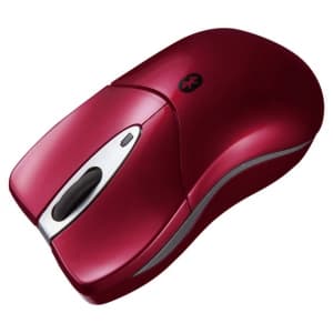 サンワサプライ 【生産完了品】ブルートゥースレーザーマウス 本体色:レッド Bluetooth3.0対応 MA-BTLS21R