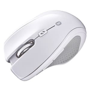 サンワサプライ 【生産完了品】ブルートゥースブルーテックマウス 本体色:ホワイト Bluetooth3.0対応 ブルーLEDセンサー搭載 MA-BTH20W