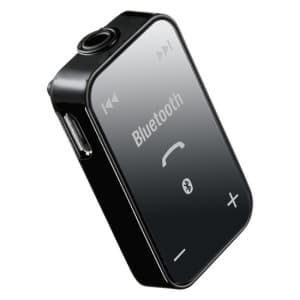 サンワサプライ 【生産完了品】超小型Bluetoothレシーバー 本体色:ブラック マイク内蔵 Bluetooth2.1対応 充電用USBケーブル付  MM-BTSH29BK