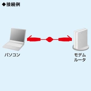 サンワサプライ 【生産完了品】自動巻取りLANケーブル 長さ:1m ブラック ラッチカバー付  KB-MK9BK 画像4