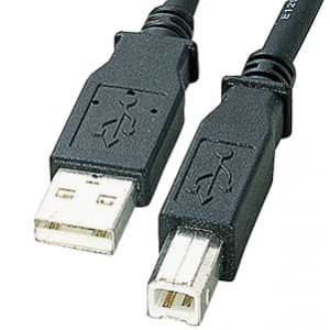 サンワサプライ 【生産完了品】USB2.0ケーブル スタンダードコネクタタイプ 長さ:1m ライトグレー  KU20-15BK