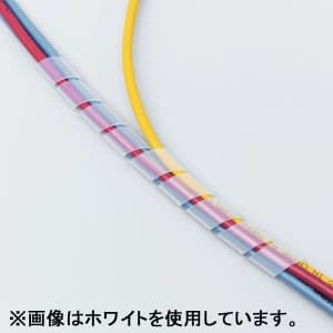 サンワサプライ 【生産完了品】ケーブルタイ(スパイラル) ブラック 長さ:2m 内径直径:12mm ケーブルタイ(スパイラル) ブラック 長さ:2m 内径直径:12mm CA-SP12BK 画像5