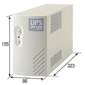 サンワサプライ 【生産完了品】小型無停電電源装置 420VA  UPS-420D 画像5