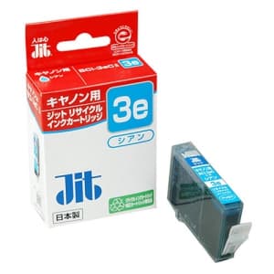 サンワサプライ 【生産完了品】JITリサイクルインク キヤノン専用 BCI-3eC シアン JIT-C03C