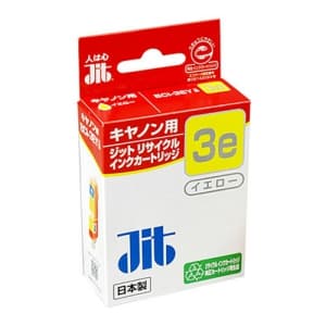 サンワサプライ 【生産完了品】JITリサイクルインク キヤノン専用 BCI-3eY イエロー  JIT-C03Y 画像3