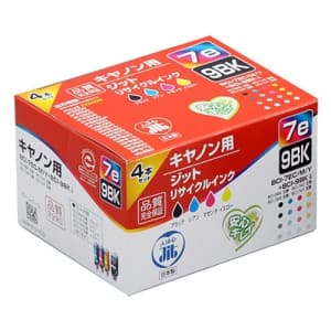 サンワサプライ 【生産完了品】JITリサイクルインク キヤノン専用 BCI-9BK・7互換 4色パック  JIT-C07E9B4P 画像3