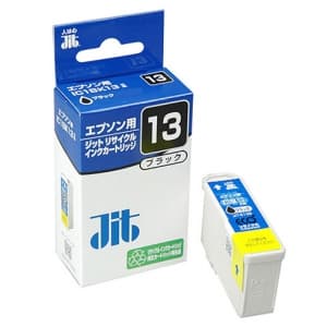 サンワサプライ 【生産完了品】JITリサイクルインク エプソン専用 IC1BK13 ブラック JIT-E13B
