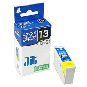 サンワサプライ 【生産完了品】JITリサイクルインク エプソン専用 IC1BK13 ブラック  JIT-E13B