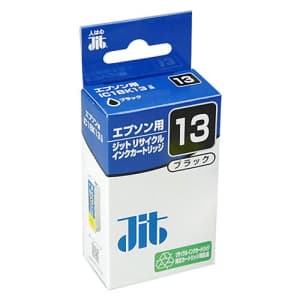 サンワサプライ 【生産完了品】JITリサイクルインク エプソン専用 IC1BK13 ブラック  JIT-E13B 画像3