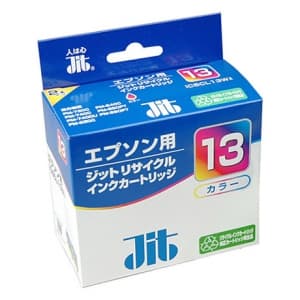 サンワサプライ 【生産完了品】JITリサイクルインク エプソン専用 IC5CL13 カラー5色一体型 2個セット  JIT-E13C2P 画像3