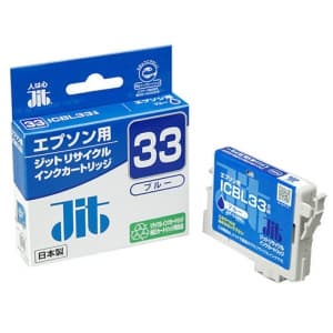 サンワサプライ 【生産完了品】JITリサイクルインク エプソン専用 ICBL33 ブルー  JIT-E33BL