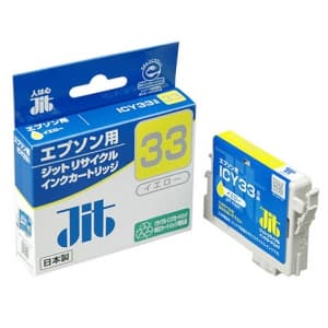 サンワサプライ 【生産完了品】JITリサイクルインク エプソン専用 ICY33 イエロー JIT-E33Y