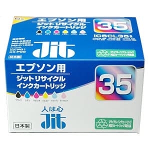 サンワサプライ 【生産完了品】JITリサイクルインク エプソン専用 IC6CL35 6色セット  JIT-E356P 画像3