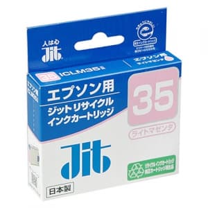 サンワサプライ 【生産完了品】JITリサイクルインク エプソン専用 ICLM35 ライトマゼンタ  JIT-E35LM 画像3