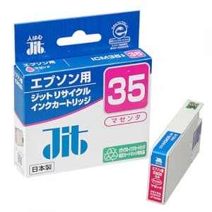 サンワサプライ 【生産完了品】JITリサイクルインク エプソン専用 ICM35 マゼンタ  JIT-E35M