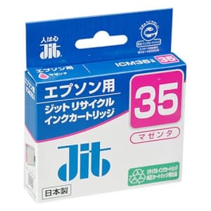 サンワサプライ 【生産完了品】JITリサイクルインク エプソン専用 ICM35 マゼンタ  JIT-E35M 画像3