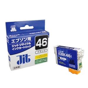 サンワサプライ 【生産完了品】JITリサイクルインク エプソン専用 ICBK46 ブラック  JIT-E46BZ