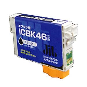 サンワサプライ 【生産完了品】JITリサイクルインク エプソン専用 ICBK46 ブラック  JIT-E46BZ 画像2