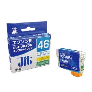サンワサプライ 【生産完了品】JITリサイクルインク エプソン専用 ICC46 シアン  JIT-E46CZ