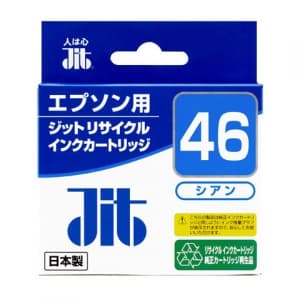 サンワサプライ 【生産完了品】JITリサイクルインク エプソン専用 ICC46 シアン  JIT-E46CZ 画像3