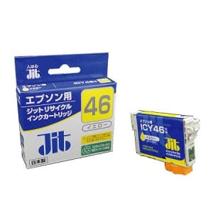 サンワサプライ 【生産完了品】JITリサイクルインク エプソン専用 ICY46 イエロー  JIT-E46YZ