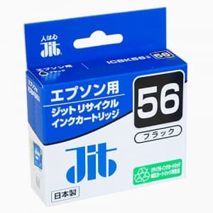 サンワサプライ 【生産完了品】JITリサイクルインク エプソン専用 ICBK56 ブラック  JIT-E56B 画像3