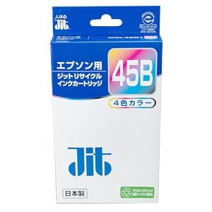 サンワサプライ 【生産完了品】JITリサイクルインク エプソン専用 ICCL45B 4色一体型  JIT-ECL45B 画像3