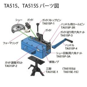 タスコ 手動式直管ベンダー 三脚付 手動式直管ベンダー 三脚付 TA515 画像3