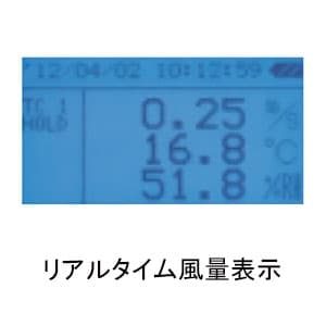 タスコ クリモマスター 風速・風温測定器 〔KANOMAX〕 クリモマスター 風速・風温測定器 〔KANOMAX〕 TA411MB 画像2