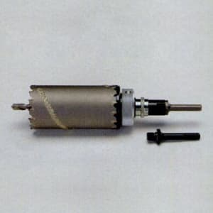 タスコ 両刃コアドリル 回転・振動兼用 刃先サイズ75mm ストレート・SDSシャンク付 TA670W-75