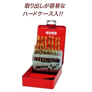 タスコ 【生産完了品】19本組ドリルセット コバルト合金タイプ 金属ケース付 19本組ドリルセット コバルト合金タイプ 金属ケース付 TA669RB 画像2