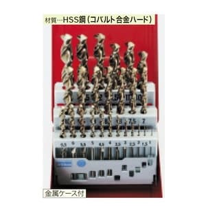 タスコ 【生産完了品】25本組ドリルセット コバルト合金ハードタイプ 金属ケース付 TA669RG