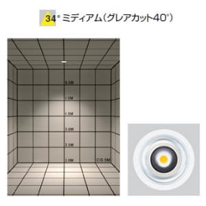 山田照明 【生産完了品】LEDダウンライト 取付穴φ150mm 埋込高219mm 電球色相当 定格光束4429lm FHT42W相当 ホワイト 【生産完了品】LEDダウンライト 取付穴φ150mm 埋込高219mm 電球色相当 定格光束4429lm FHT42W相当 ホワイト DD-3230-L 画像5